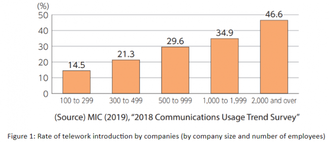 Teleworking in Japan?
